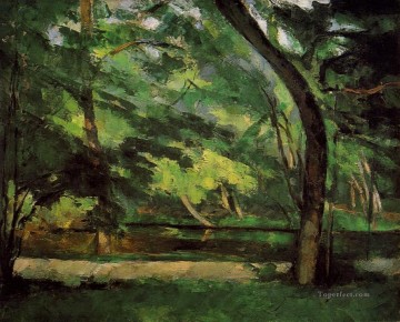 ウッズ Painting - オスニー・ポール・セザンヌの森のエタン・デ・スール
